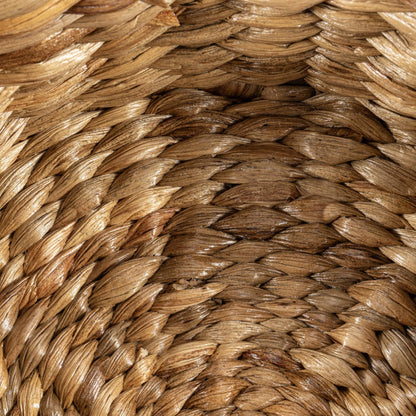 Handwoven storage basket with two handles Acalora