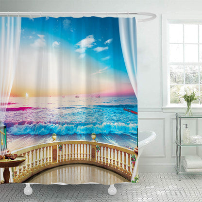 Tropical Oasis Shower Curtain