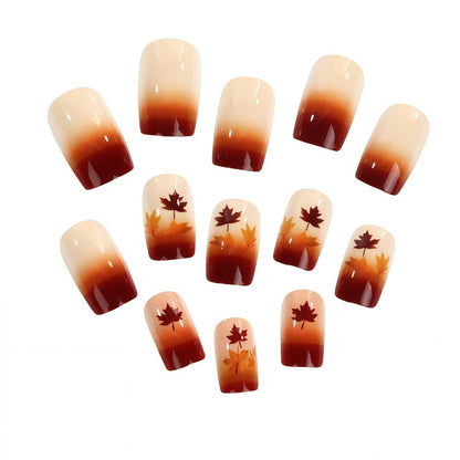Artificial nails with autumn design Acalora