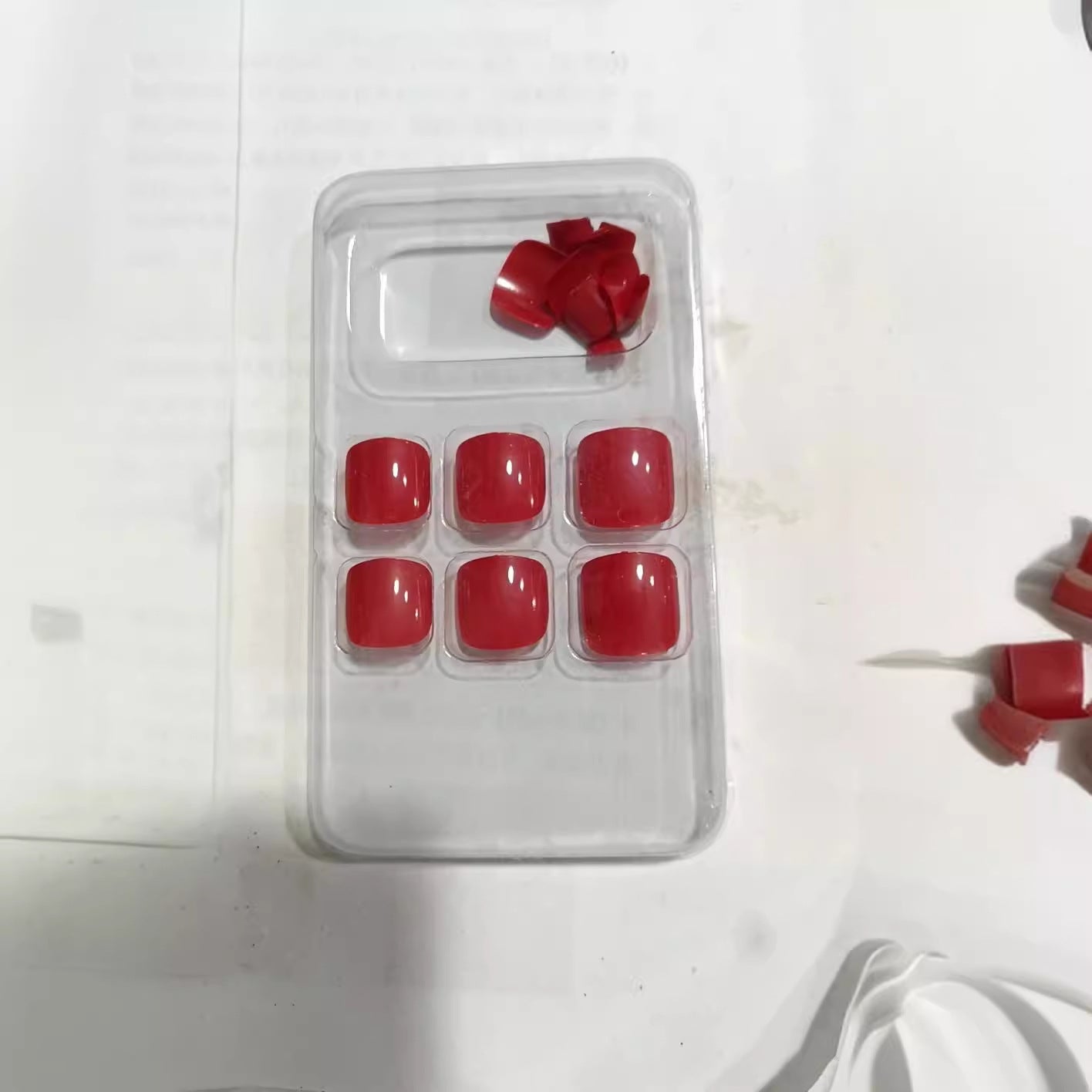 Premium Smooth Square Press-On Nail Set Acalora