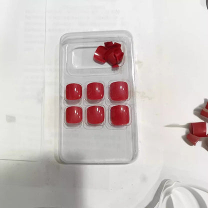 Premium Smooth Square Press-On Nail Set Acalora