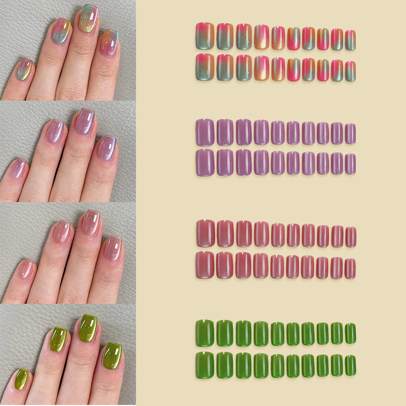 Artistic Ombre Effect Press-On Nails Acalora