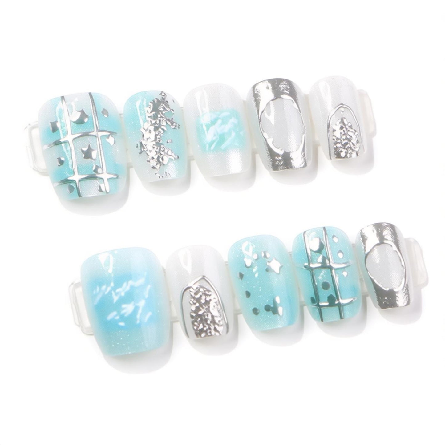 Artistic Press-On Nail Set Acalora