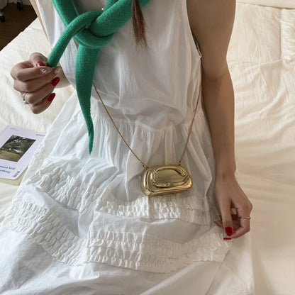 Chic Metallic Evening Clutch Acalora