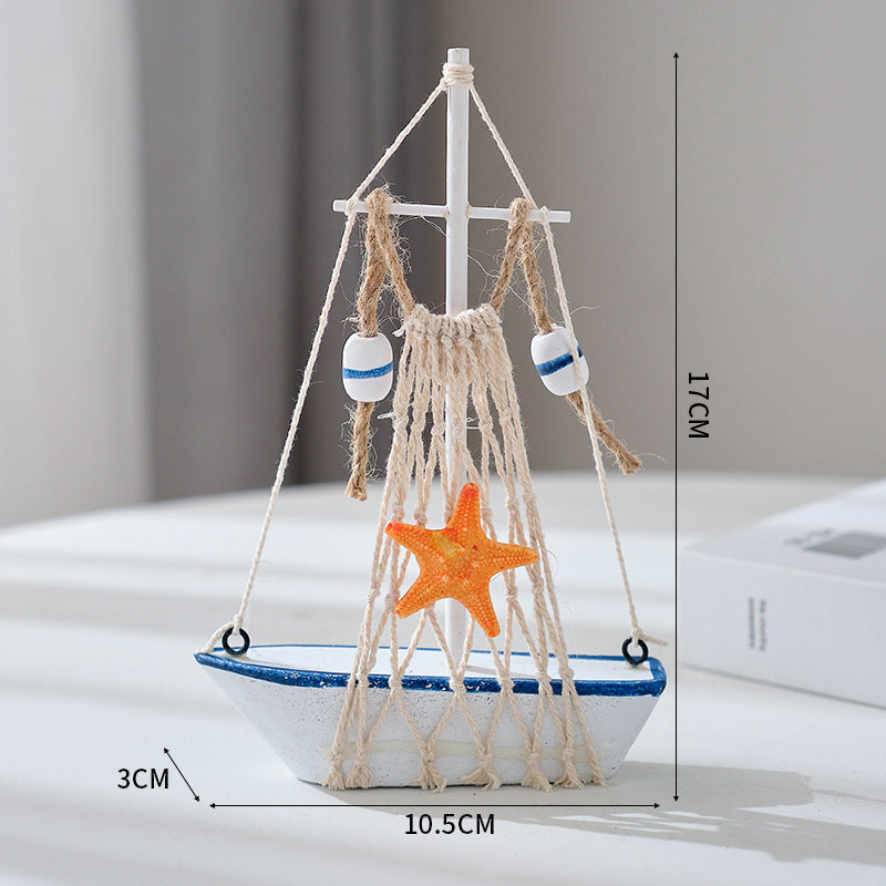 Nautical Sailboat Table Accent
