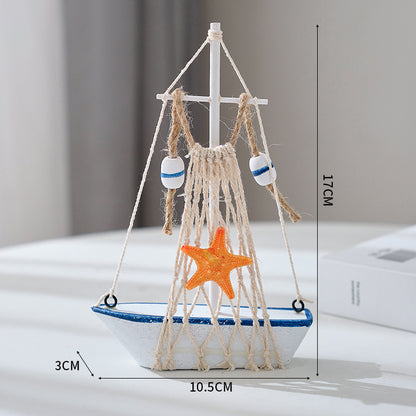 Nautical Sailboat Table Accent