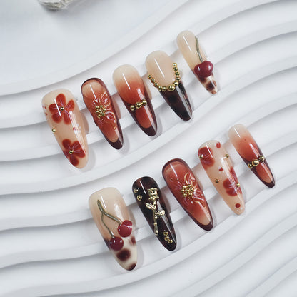 Premium Decorative Press-On Nails Acalora