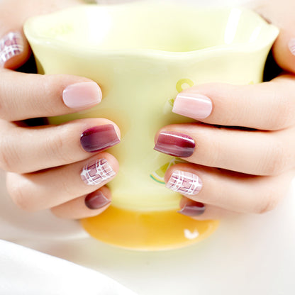 Stylish Gradient Press-On Nail Set Acalora