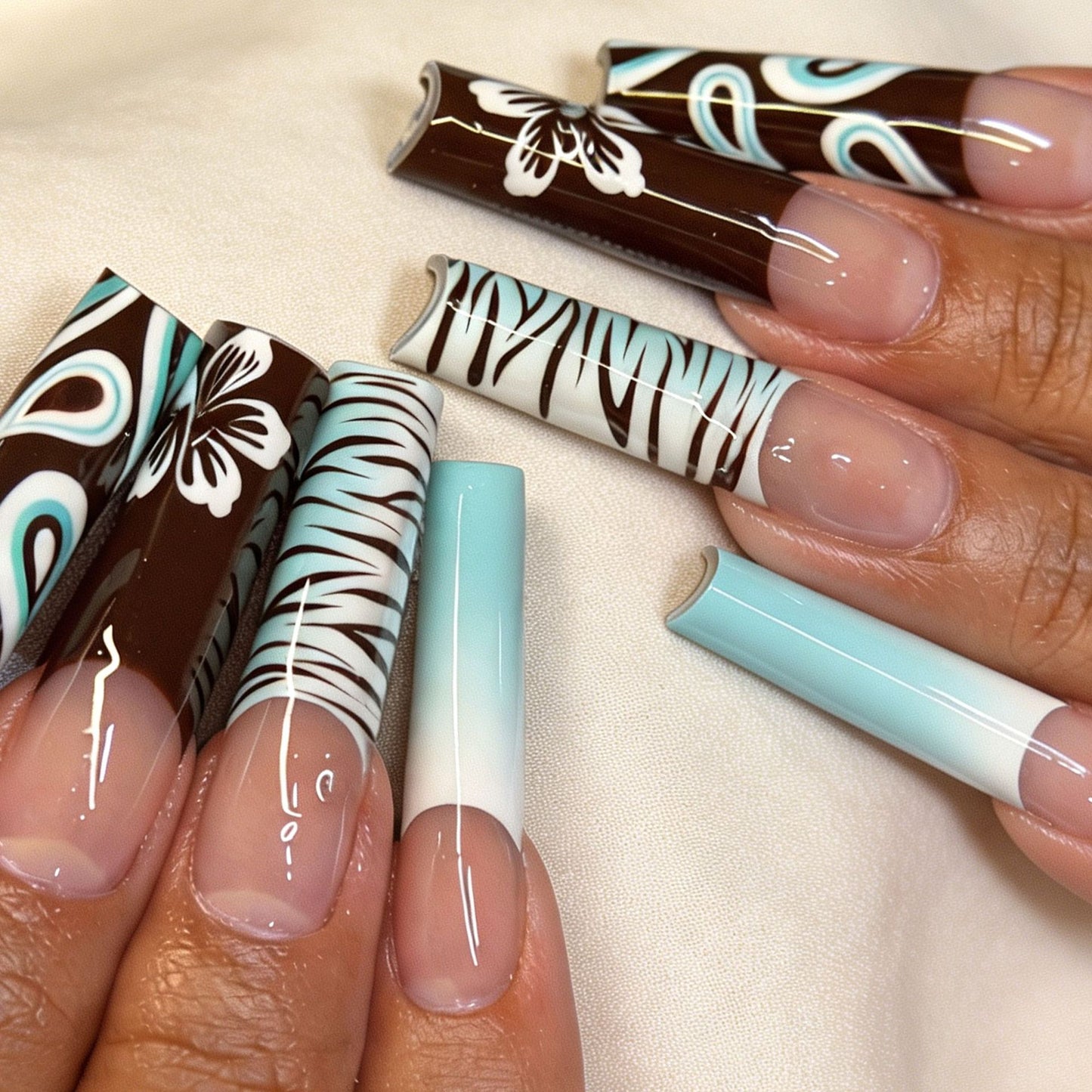 Decorative Nail Art Wraps Acalora