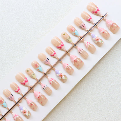 Playful Artisanal Press-On Nails Acalora