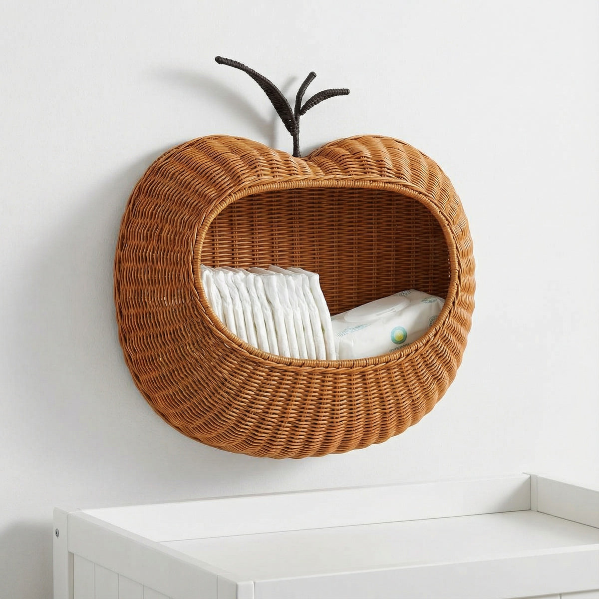 Wall basket in apple shape Acalora
