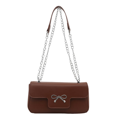 Elegant Bow Accent Crossbody Bag Acalora