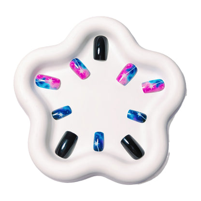 Galactic-Themed Nail Art Acalora