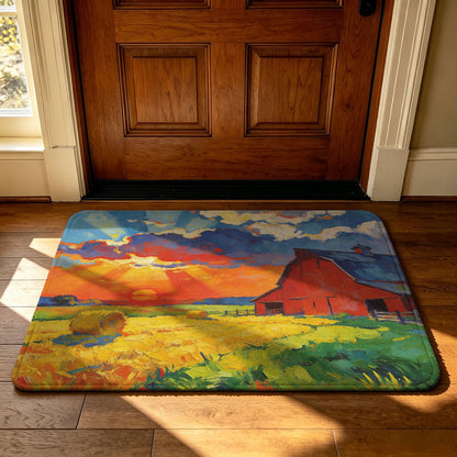 Unisex Vintage Farmhouse Welcome Mat