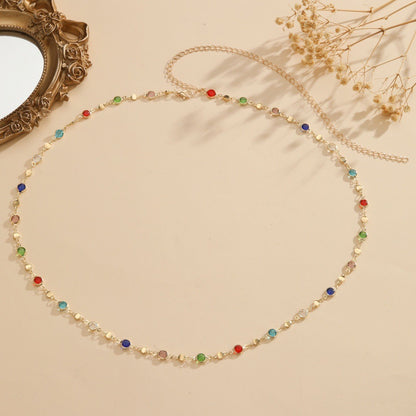 Colorful Gemstone Eyewear Chain Acalora