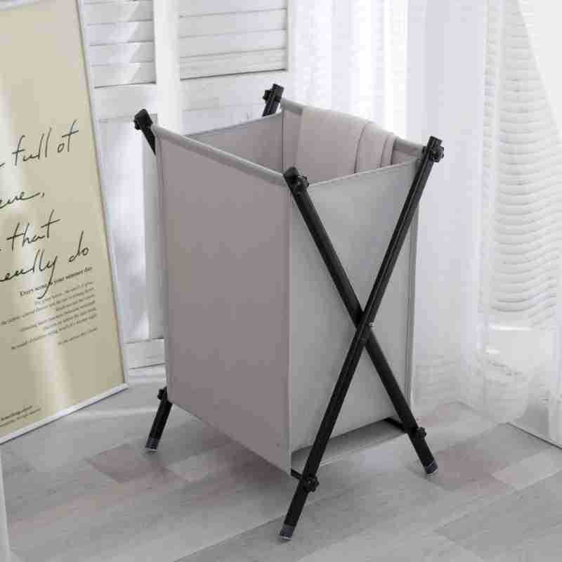 Foldable Laundry Basket with Practical Frame Acalora