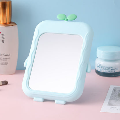Cute Cartoon-Themed Handheld Mirror