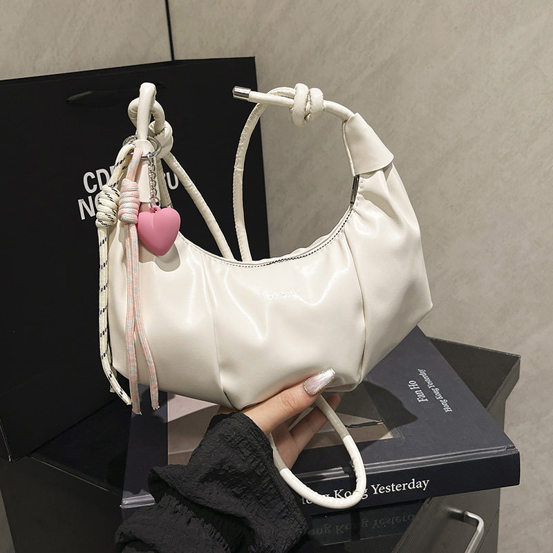 Stylish Leather Hobo Handbag Acalora