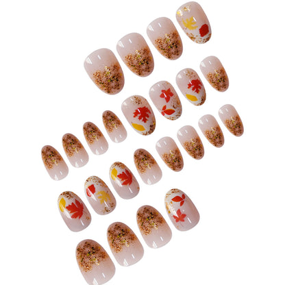 Autumn Leaf Press-On Nails Acalora