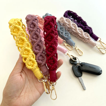 Handcrafted Macrame Keychain Acalora