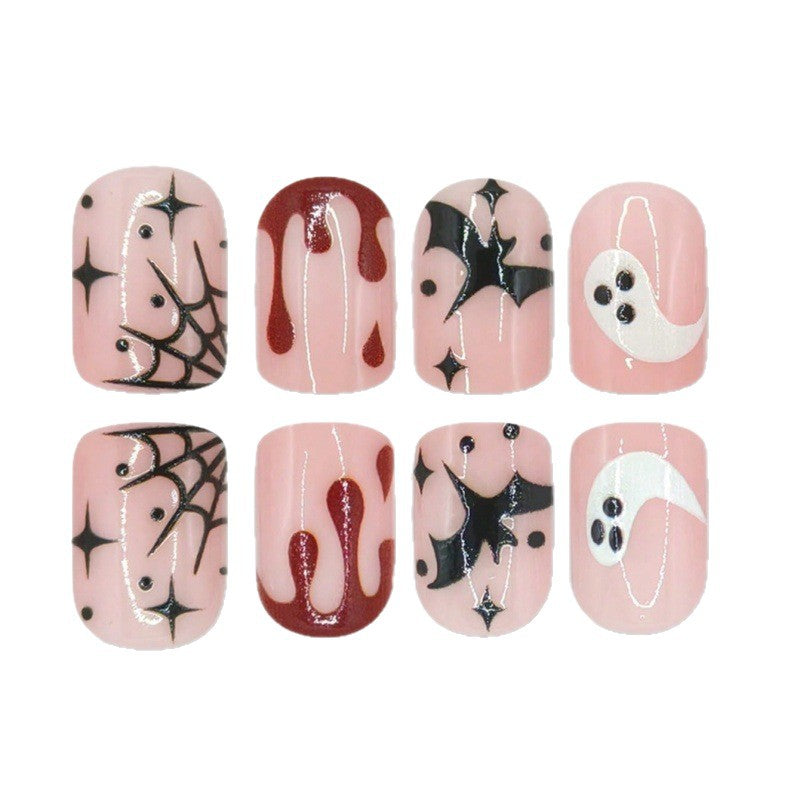 Artistic Halloween-Themed Nail Art Acalora