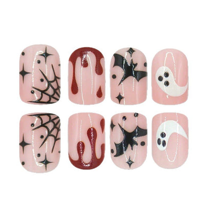 Artistic Halloween-Themed Nail Art Acalora
