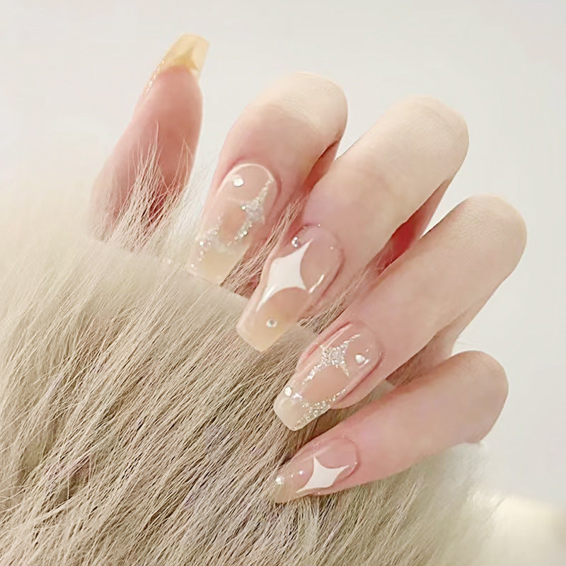 Creative Nail Art Set with Elegant Glitter Design Acalora
