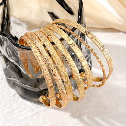 BowLift | 7pc Adjustable Textured Cuff Stack