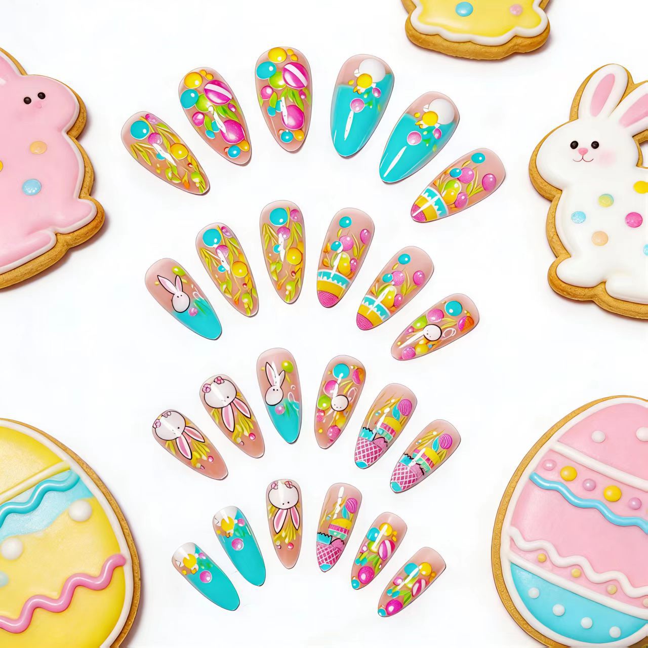 Creative Easter-Themed Nail Art Acalora