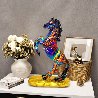 Artistic horse figurine in modern design Acalora