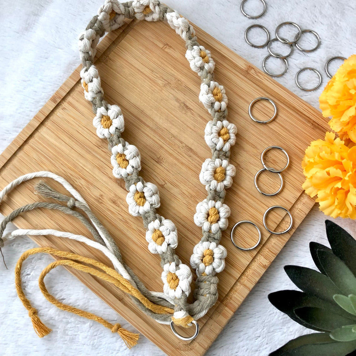 Macrame Flower Crown Acalora