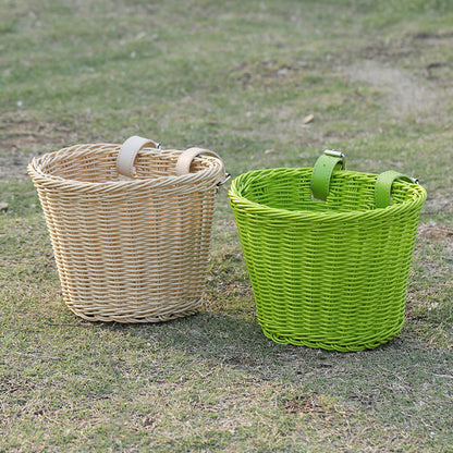 Women's bicycle basket with sturdy carrying handles Bowlift