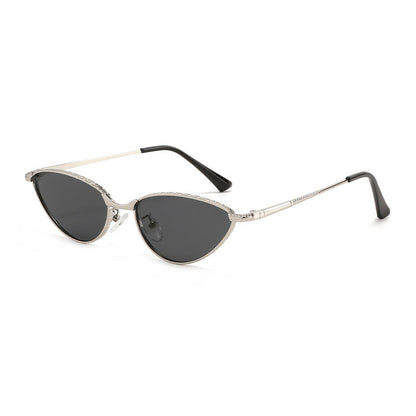Women's Cat-Eye sunglasses with rhinestone-studded frame and protective lenses Karnz