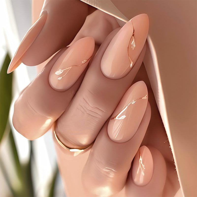 Elegant Press-On Nail Design Set Acalora