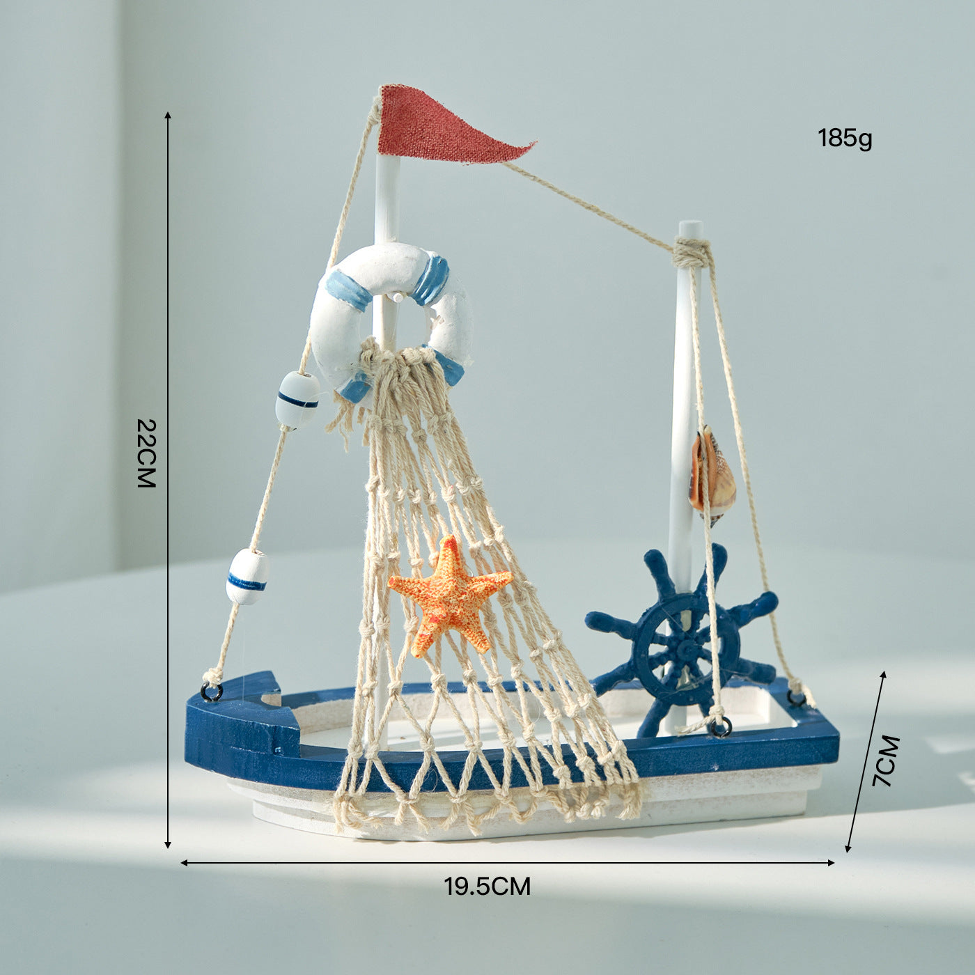 Nautical Theme Sailboat Model