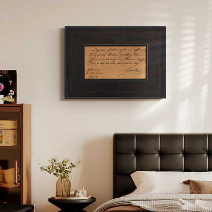 Elegant Framed Literary Art