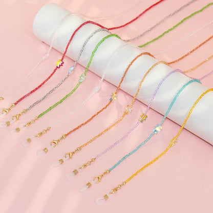 Beaded Eyewear Chain Acalora