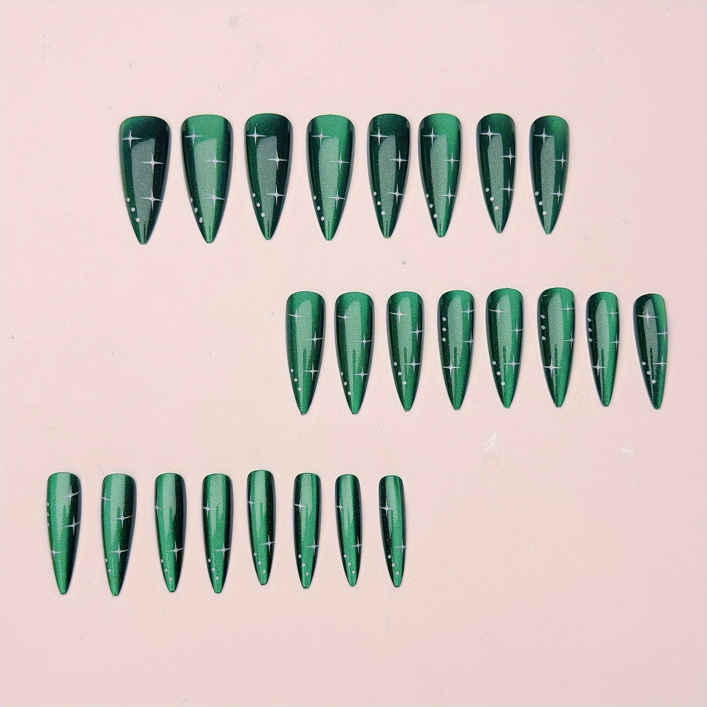 Glittering Starlit Nail Art Acalora