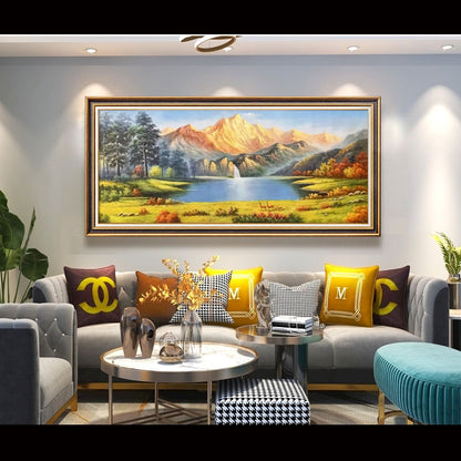 Scenic Mountain Landscape Wall Art