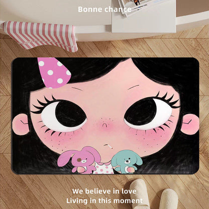 Adorable Cartoon Character Bath Mat