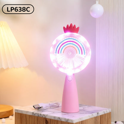 Women's Portable Mini Fan in Playful Bear Design Bowlift