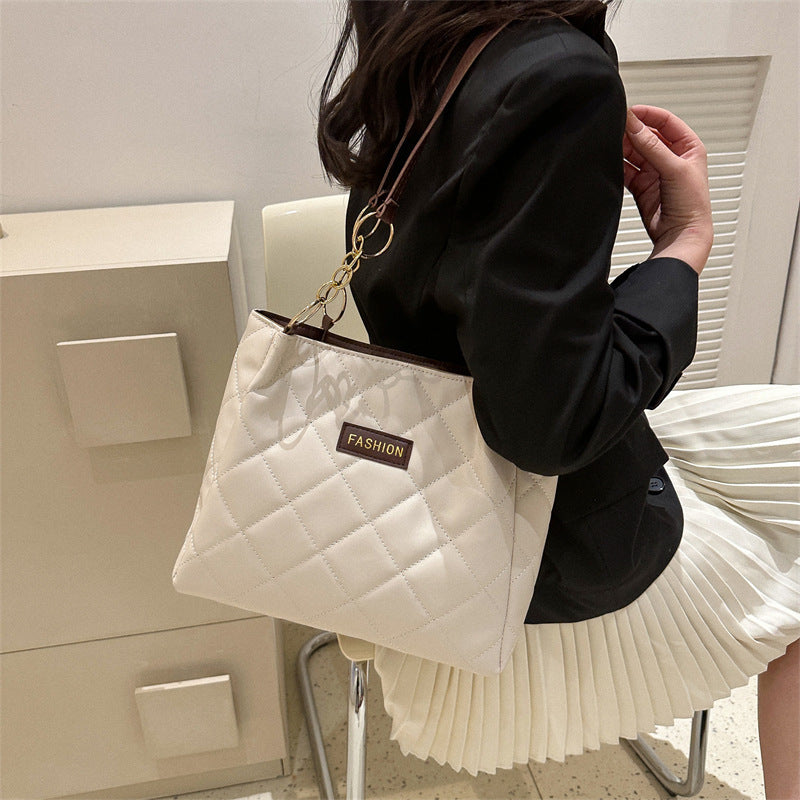 Elegant Quilted Tote Bag Acalora