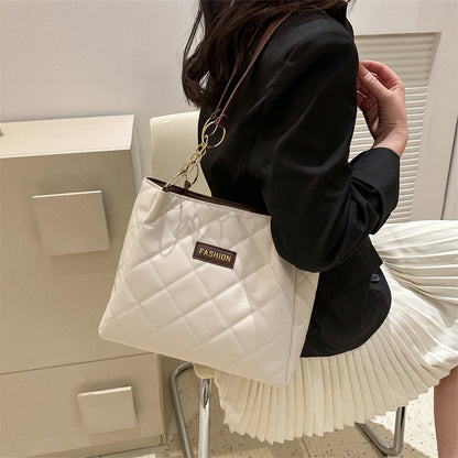 Elegant Quilted Tote Bag Acalora