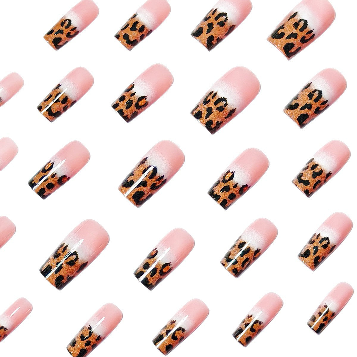 Designer Leopard Print Nail Art Acalora