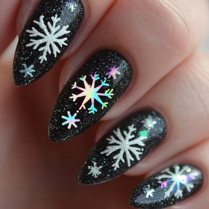 Creative Snowflake Nail Art Acalora
