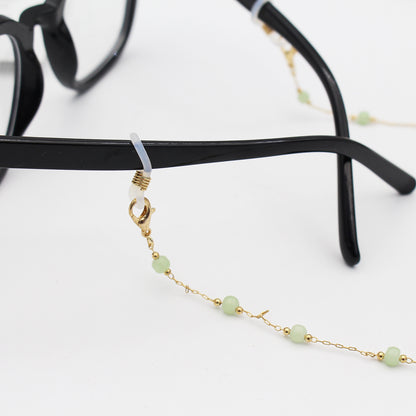 Elegant Beaded Eyewear Retainer Chain Acalora