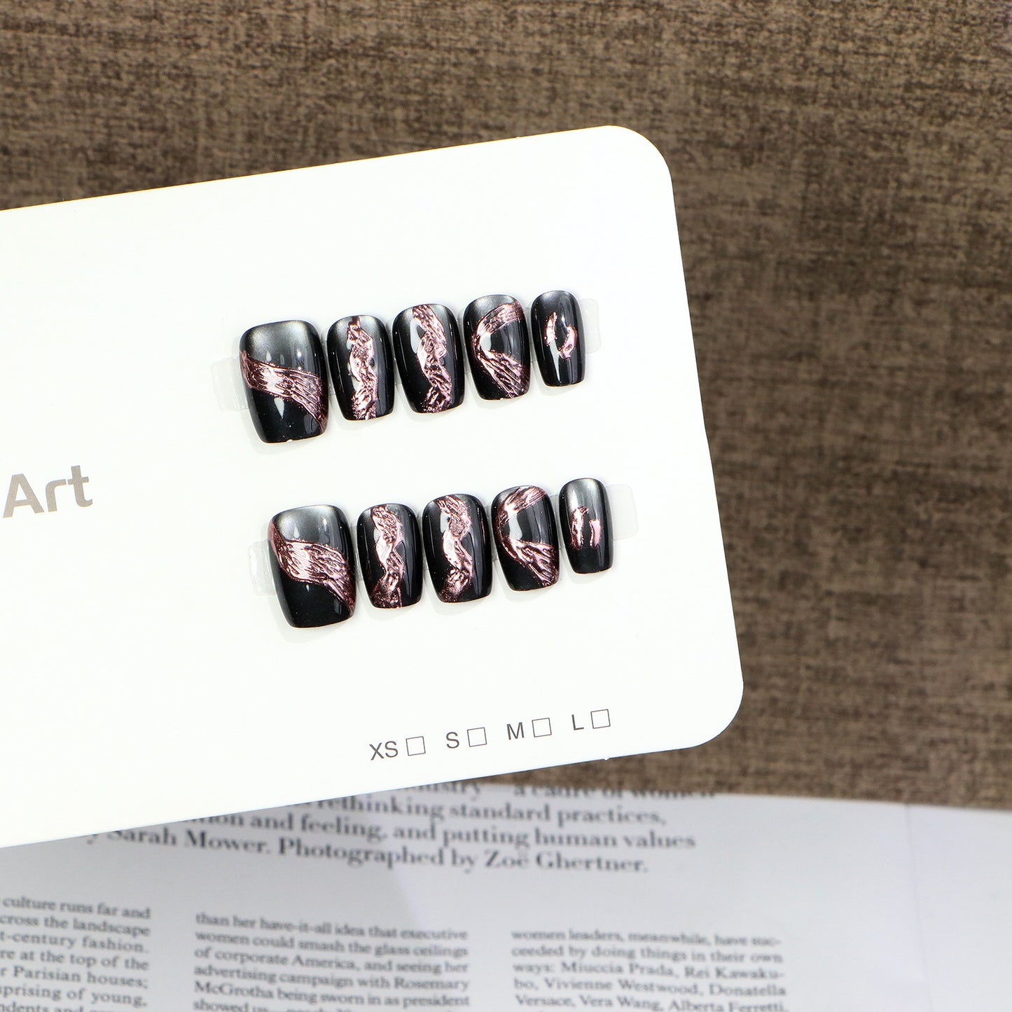 Premium Decorative Press-On Nail Set Acalora