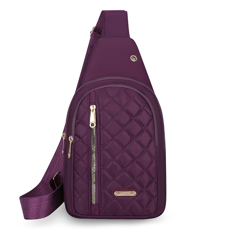 Quilted One-Shoulder Sling Bag Acalora