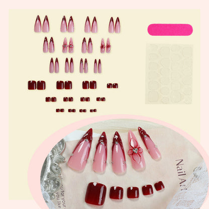 Elegant Decorative Press-On Nail Set Acalora 1788496206