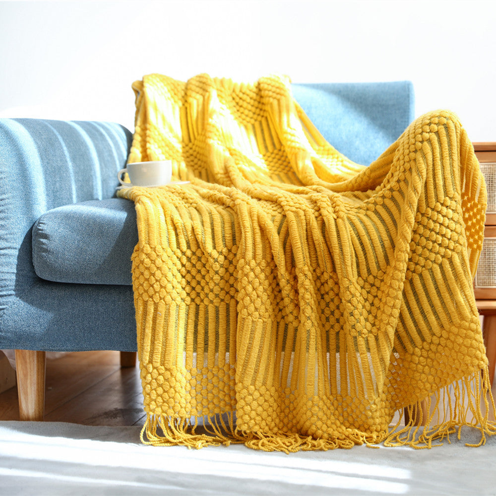 Unisex Stylish Textured Throw Blanket